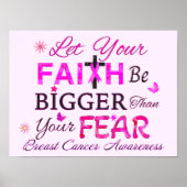 Lass dein GLAUBEN GRÖSSER Poster (Vorne)