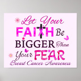 Lass dein GLAUBEN GRÖSSER Poster