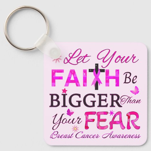 Lass dein GLAUBEN GRÖSSER Schlüsselanhänger (Vorderseite)