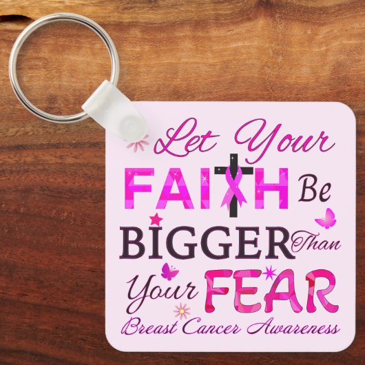 Lass dein GLAUBEN GRÖSSER Schlüsselanhänger (Vorderseite)