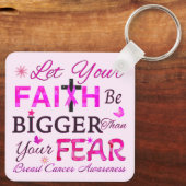 Lass dein GLAUBEN GRÖSSER Schlüsselanhänger (Rückseite)