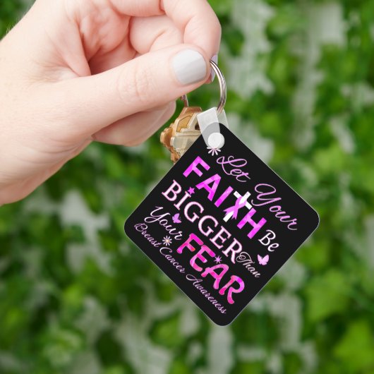 Lass dein GLAUBEN GRÖSSER Schlüsselanhänger (Hand)