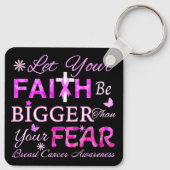 Lass dein GLAUBEN GRÖSSER Schlüsselanhänger (Rückseite)