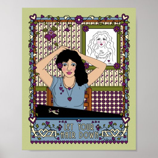 Lass dein Hair Down_A_8x10 Poster (Vorne)