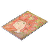 Lass Dein Hair Down Art Notebook Notizblock (Linke Seite)