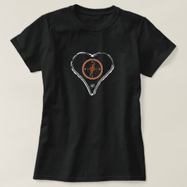 Lass dein Herz als Kompass v1-3 T-Shirt