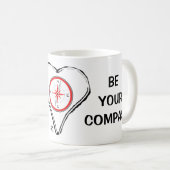 Lass dein Herz als Kompass v1-6-1 Kaffeetasse (VorderseiteRechts)