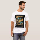 Lass dein Herz leicht sein, Jesus ist geboren, Hal T-Shirt (Vorne ganz)