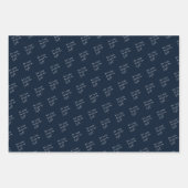 Lass dein Herz sei hellblau Weihnachten Geschenkpapier Set (Vorderseite)