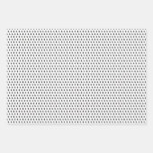 Lass dein Herz sei leicht schwarz Weihnachten Geschenkpapier Set (Vorderseite 2)