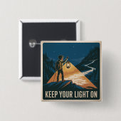 Lass Dein Licht An Button (Vorne & Hinten)