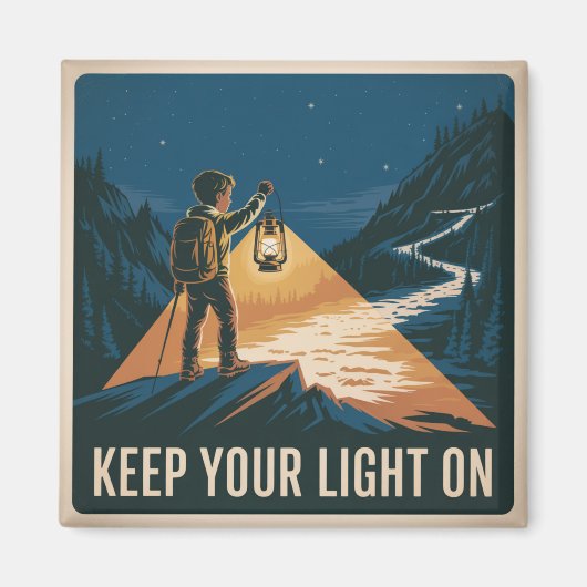 Lass Dein Licht An Magnet (Vorne)
