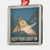 Lass Dein Licht An Ornament Aus Metall (Links)