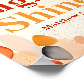 Lass dein Licht Boho Christlich Wall Art Print Poster (Ecke)