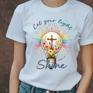 Lass dein Licht Christlich T-Shirt