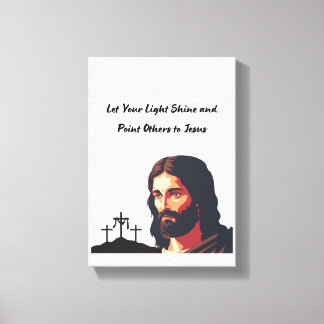 Lass dein Licht Leinwanddruck