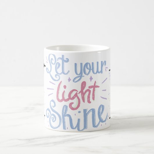 lass dein Licht leuchten Kaffeetasse (Mittel)