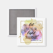 Lass dein Licht Magnet (Vorderseite/Rückseite)