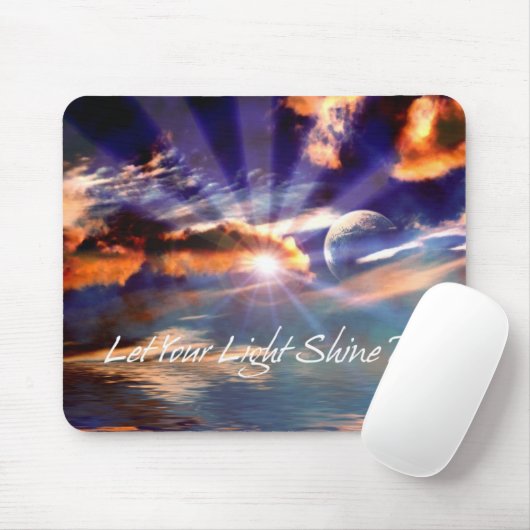 Lass dein Licht. Mousepad (Mit Mouse)