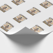 Lass dein Licht scheinen Vintage-Glaube Geschenkpapier (Ecke)