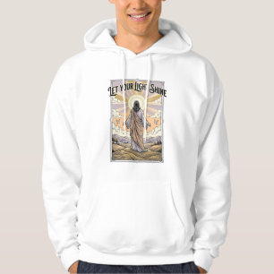Lass dein Licht scheinen Vintage-Glaube Hoodie