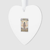 Lass dein Licht scheinen Vintage-Glaube Ornament (Vorderseite)