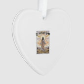 Lass dein Licht scheinen Vintage-Glaube Ornament (Vorderseite)