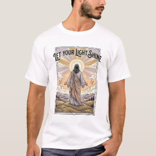 Lass dein Licht scheinen Vintage-Glaube T-Shirt
