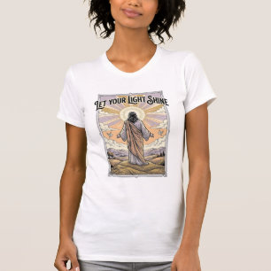 Lass dein Licht scheinen Vintage Glaube T-Shirt