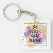 Lass dein Licht Schlüsselanhänger (Vorderseite)