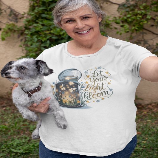 Lass dein Lichtblut Große Größe T-Shirt