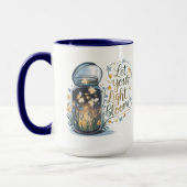 Lass dein Lichtblut Tasse (Links)