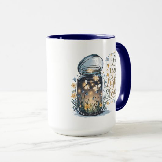 Lass dein Lichtblut Tasse (VorderseiteRechts)