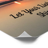 Lass dein lichtdurchlässiges, inspirierendes Poste Poster (Ecke)