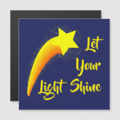 "Lass dein Lichtschacht" auf der Magnetkarte des S (Vorne/Hinten)