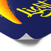 "Lass dein Lichtschacht" Starspur Poster (Ecke)