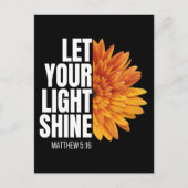 LASS DEIN LICHTSCHEIN POSTKARTE (Vorderseite)