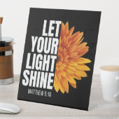 LASS DEIN LICHTSCHEIN SOCKELSCHILD (In Situ)