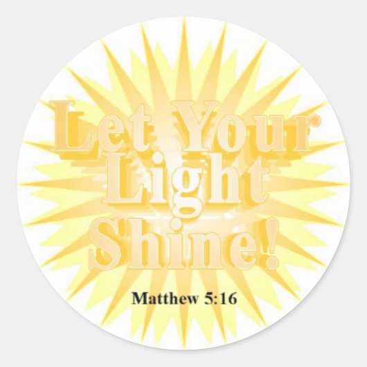 LASS DEIN LICHTSCHEIN! ~ STICKER (Vorderseite)