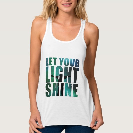 LASS DEIN LICHTSCHEIN TANK TOP (Vorderseite)