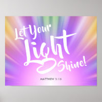 Lass dein Lichtschlauch Matthew 5 16 | Farblich