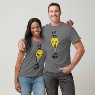 Lass dein Lichtschrein-Bibelkreuz Unisex T-Shirt