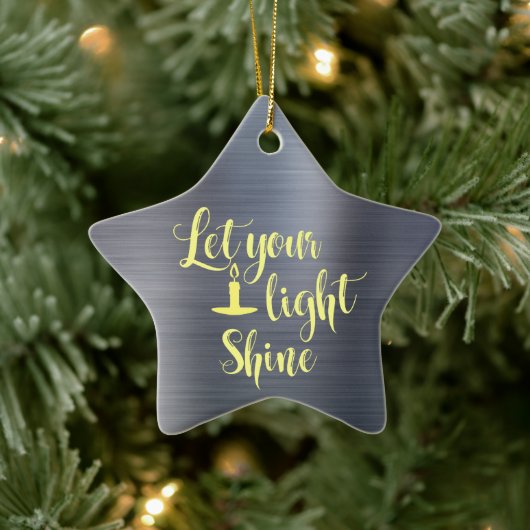 Lass dein Light Shine Angebot Keramik Ornament (Baum)