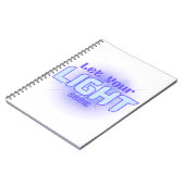 Lass dein Light Shine Faith Notebook Notizblock (Linke Seite)