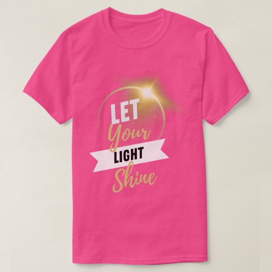 Lass Dein Light Shine Matthew 516 Bible Verse Chri T-Shirt (Design vorne)
