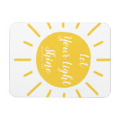 Lass dein Light Shine Matthew 5:16 Foto Magnet (Horizontal)