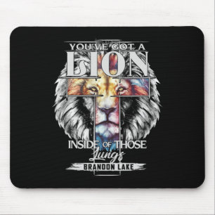 Lass dein Löwe Brandon See Merch Lob Jesus Mousepad