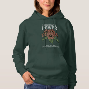 lass dein Potenzial erblühen, Vintage-Blumenliebha Hoodie