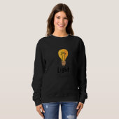 Lass dein Slogan für den Lichtstrahl Sweatshirt (Vorne ganz)