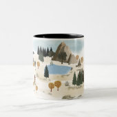 Lass dein Soul atmen Zweifarbige Tasse (Mittel)